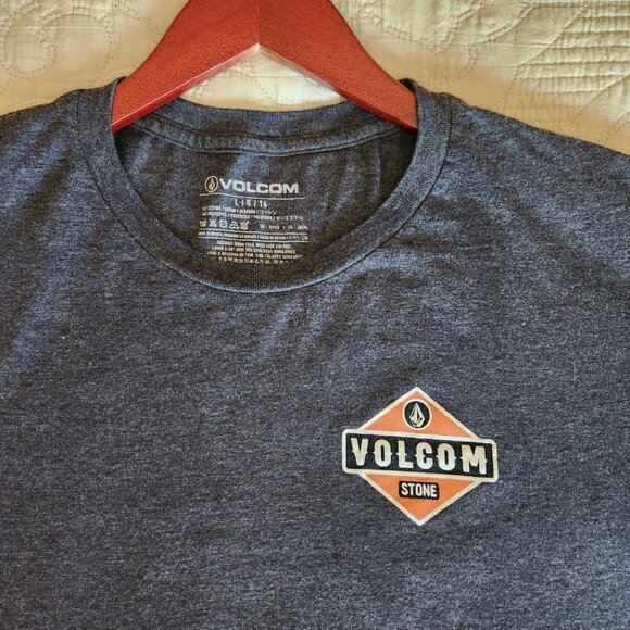 Volcom Men's size Large tee dark gray - Picture 2 of 9